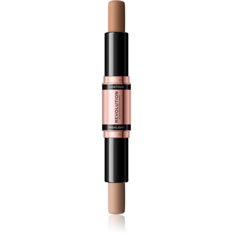 Makeup Revolution Fast Base dual-ended contouring stick shade Fair 2x4,3 g
