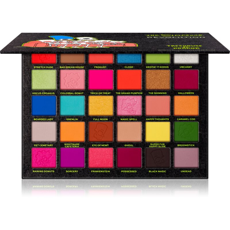 

Makeup Revolution The Simpsons Treehouse Of Horror Spooktacular палетка для макіяжу очей