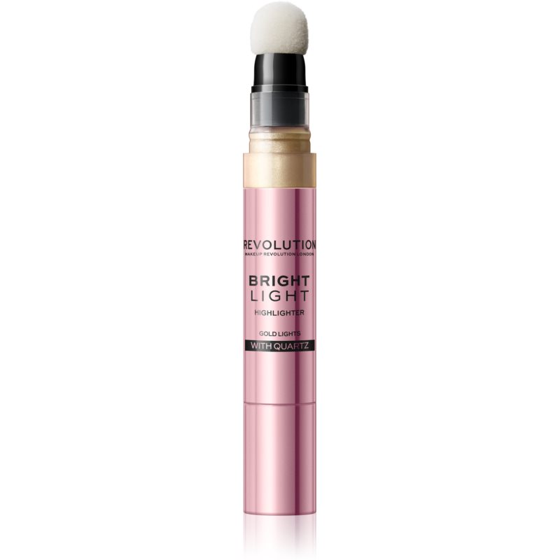 Makeup Revolution Bright Light Cream Highlighter Shade Gold Lights 3 Ml