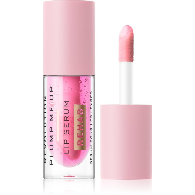 Makeup Revolution Rehab відновлююча сироватка для об'єму губ відтінок Pink Glaze 4,6 мл