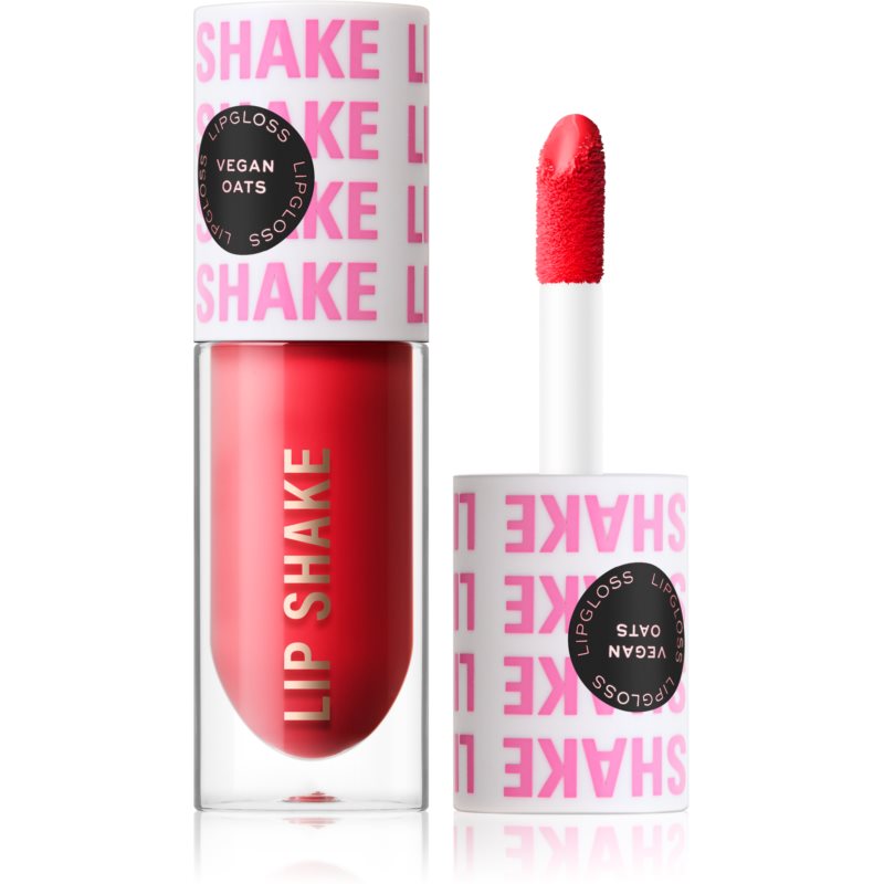 Makeup Revolution Lip Shake високопігментований блиск для губ відтінок Strawberry Red 4,6 гр