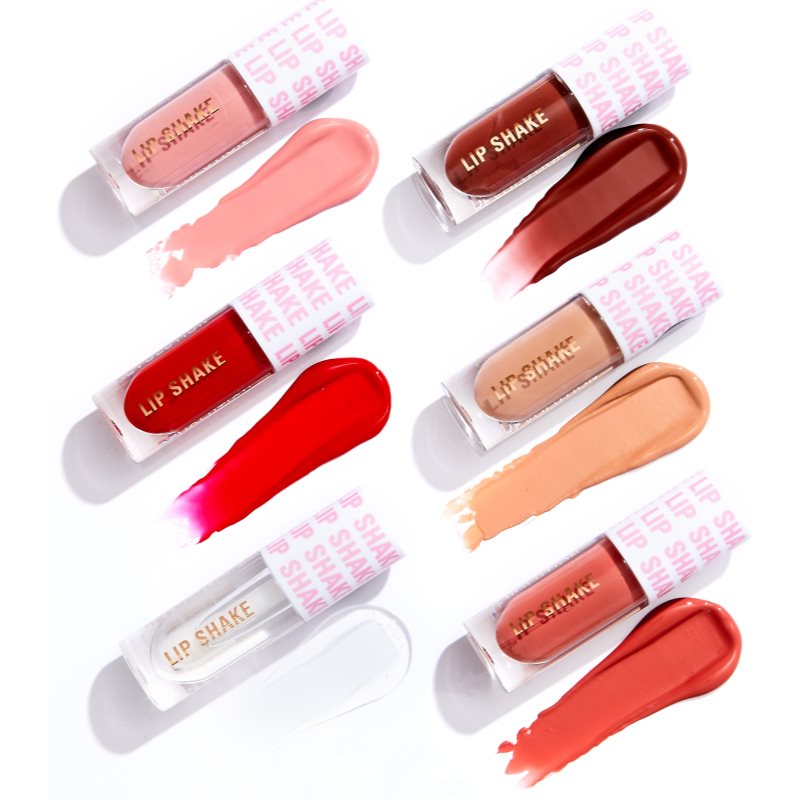 Makeup Revolution Lip Shake високопігментований блиск для губ відтінок Strawberry Red 4,6 гр