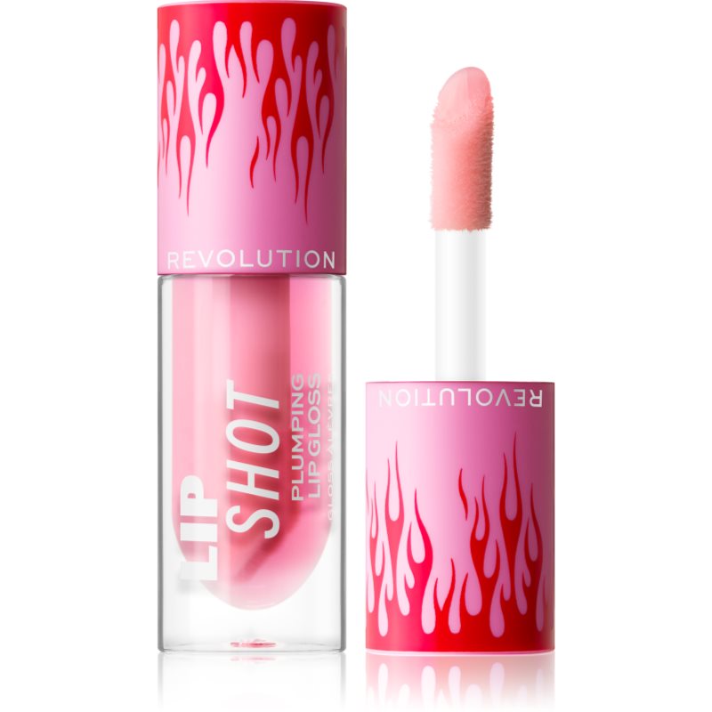 

Makeup Revolution Hot Shot Flame Plumping блиск для губ для збільшення об'єму відтінок Pink Heat