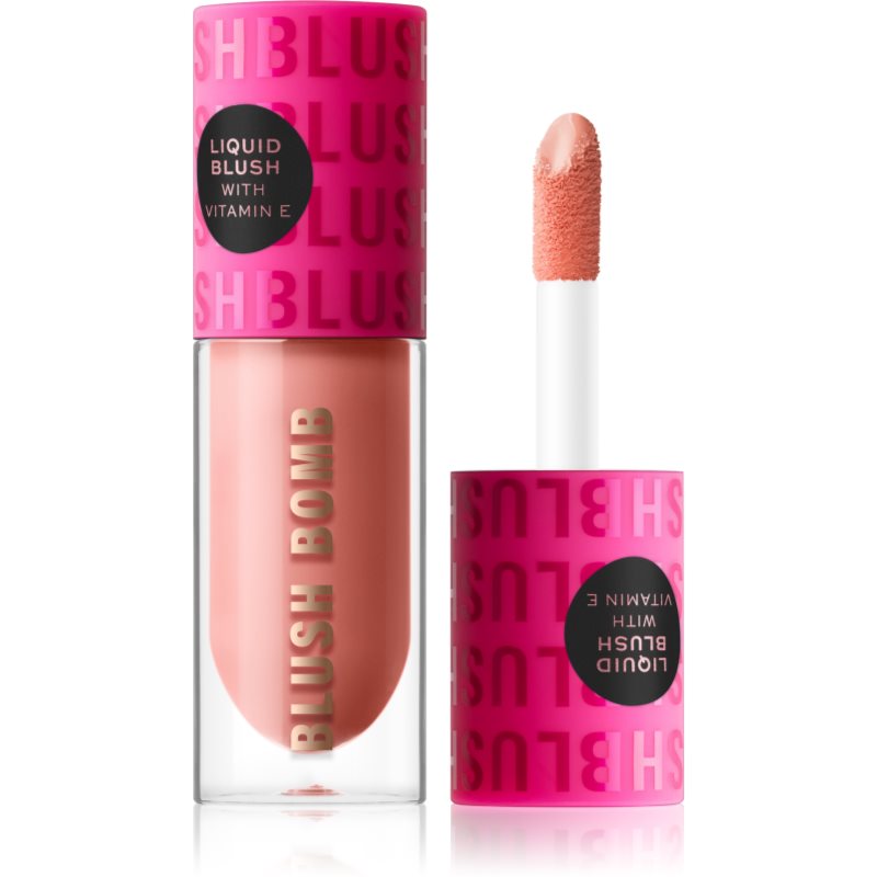 Makeup Revolution Blush Bomb кремові рум'яна відтінок Peach Filter 4,6 мл