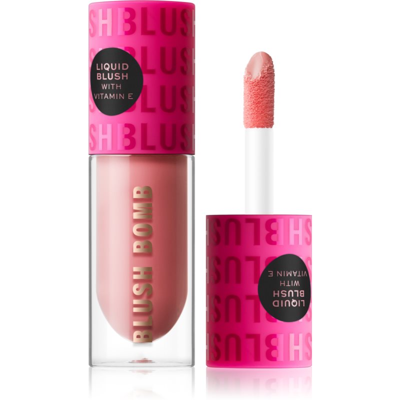 Makeup Revolution Blush Bomb кремові рум'яна відтінок Dolly Rose 4,6 мл