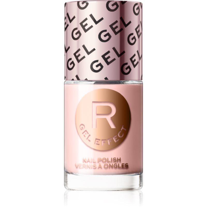 Makeup Revolution Ultimate Shine gelový lak na nehty odstín I'm Gentle Pastel Peach 10 ml