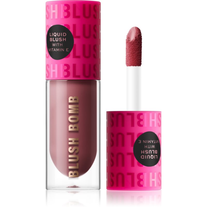 Makeup Revolution Blush Bomb kreminiai skaistalai atspalvis Rose Lust 4,6 ml