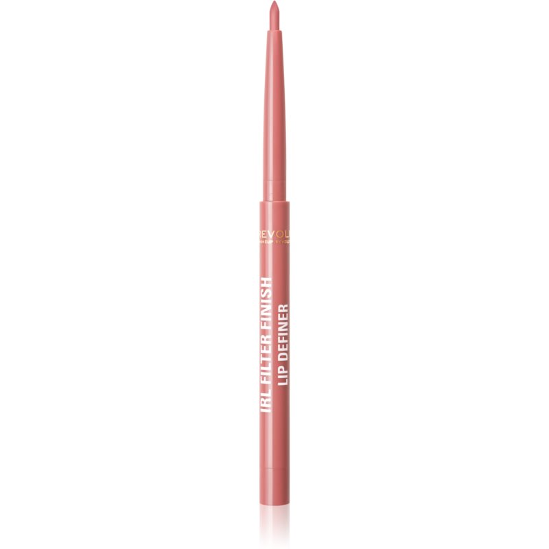 Makeup Revolution IRL Filter krémová ceruzka na pery s matným efektom odtieň Chai Nude 0,18 g