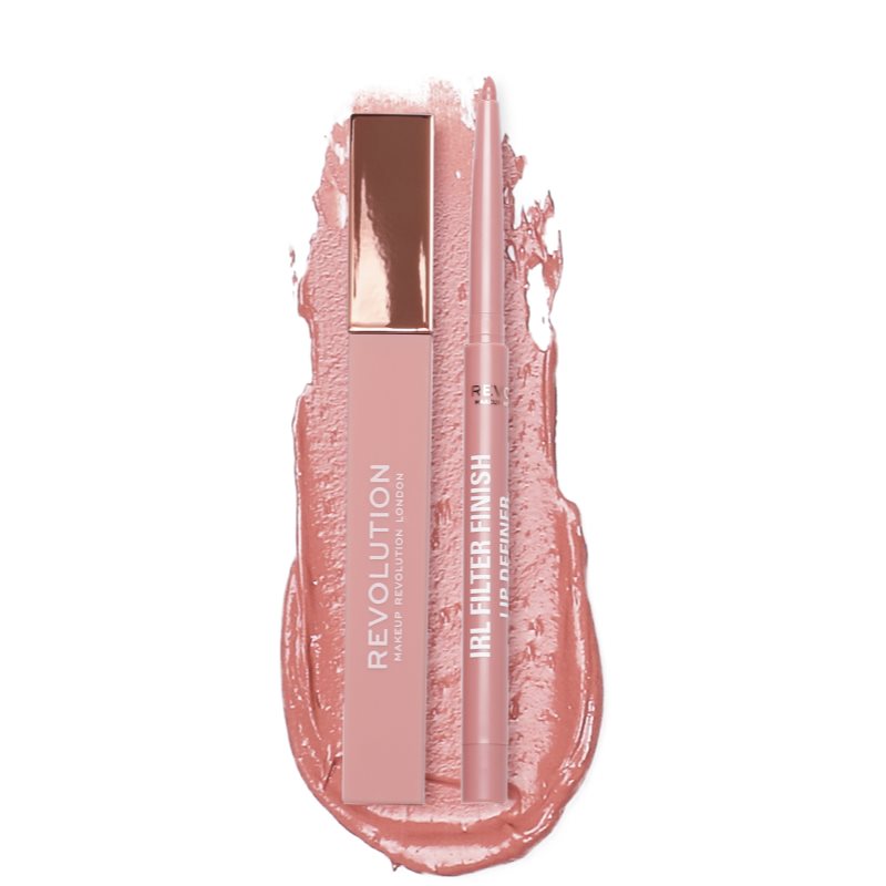 Makeup Revolution IRL Filter Crayon à Lèvres Texture Crémeuse Effet Mat Teinte Chai Nude 0,18 G