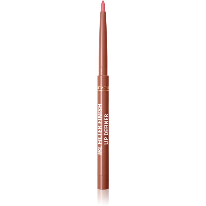 Makeup Revolution IRL Filter dermatograf cremos pentru buze cu efect matifiant culoare Espresso Nude 0,18 g