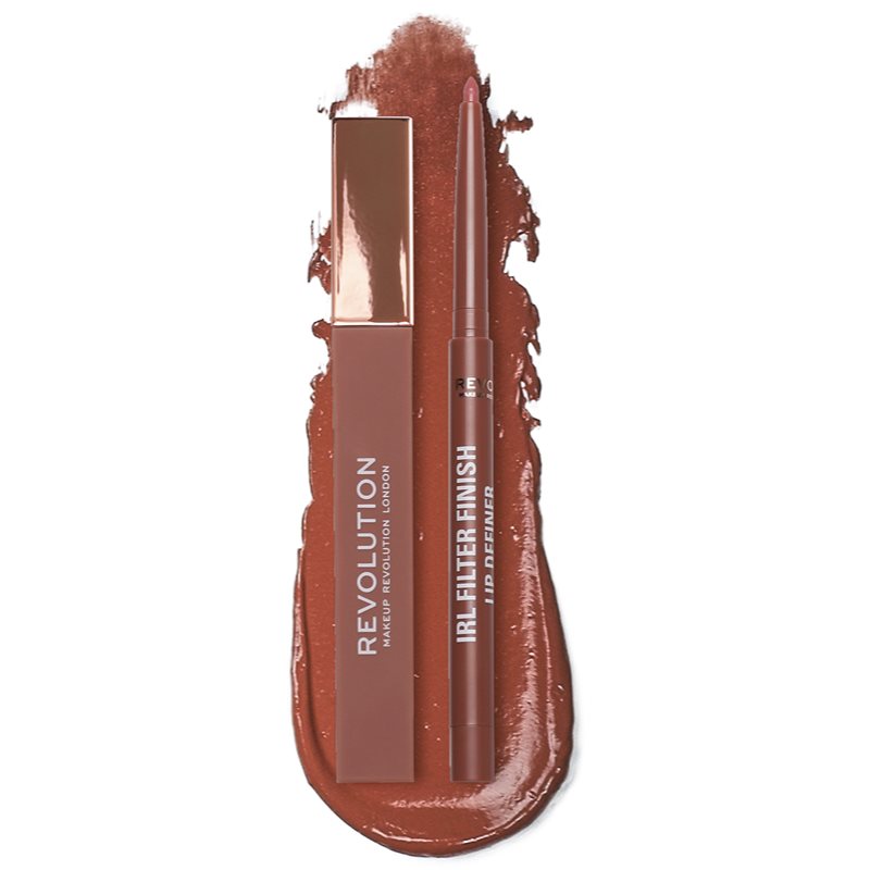 Makeup Revolution IRL Filter Crayon à Lèvres Texture Crémeuse Effet Mat Teinte Espresso Nude 0,18 G