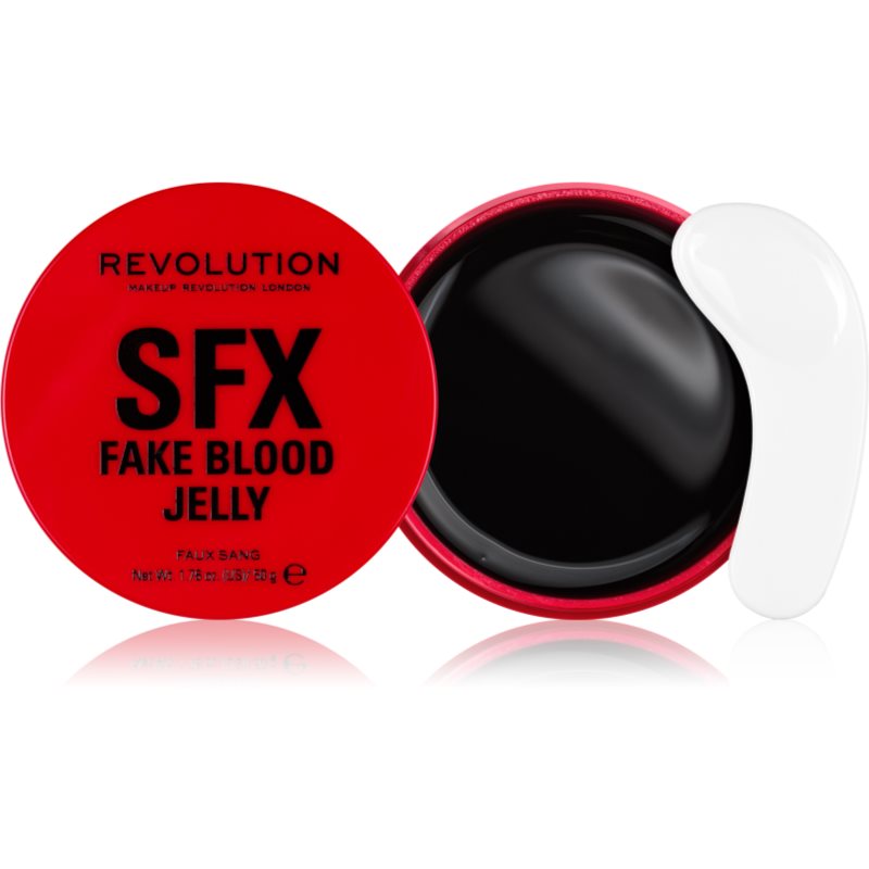 Makeup Revolution SFX Fake Blood multifunkčné líčidlo na oči, pery a tvár s gélovou textúrou odtieň Fake Blood 50 g