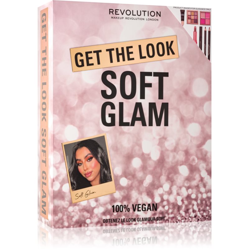 

Makeup Revolution Get The Look Soft Glam подарунковий набір (для обличчя та очей)