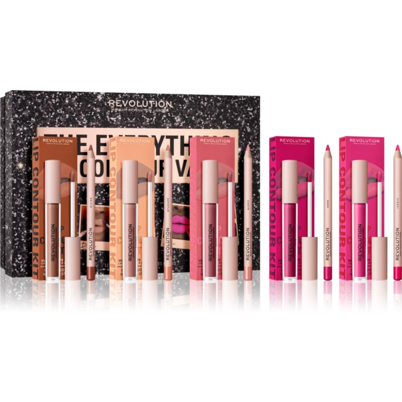 

Makeup Revolution The Everything Lip Contour Vault подарунковий набір (для губ)