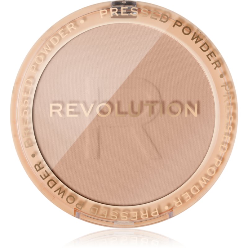 Makeup Revolution Reloaded jemný kompaktný púder odtieň Vanilla 6 g