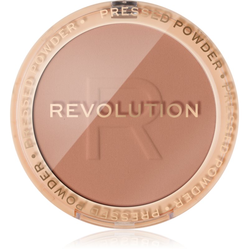 Makeup Revolution Reloaded jemný kompaktný púder odtieň Tan 6 g