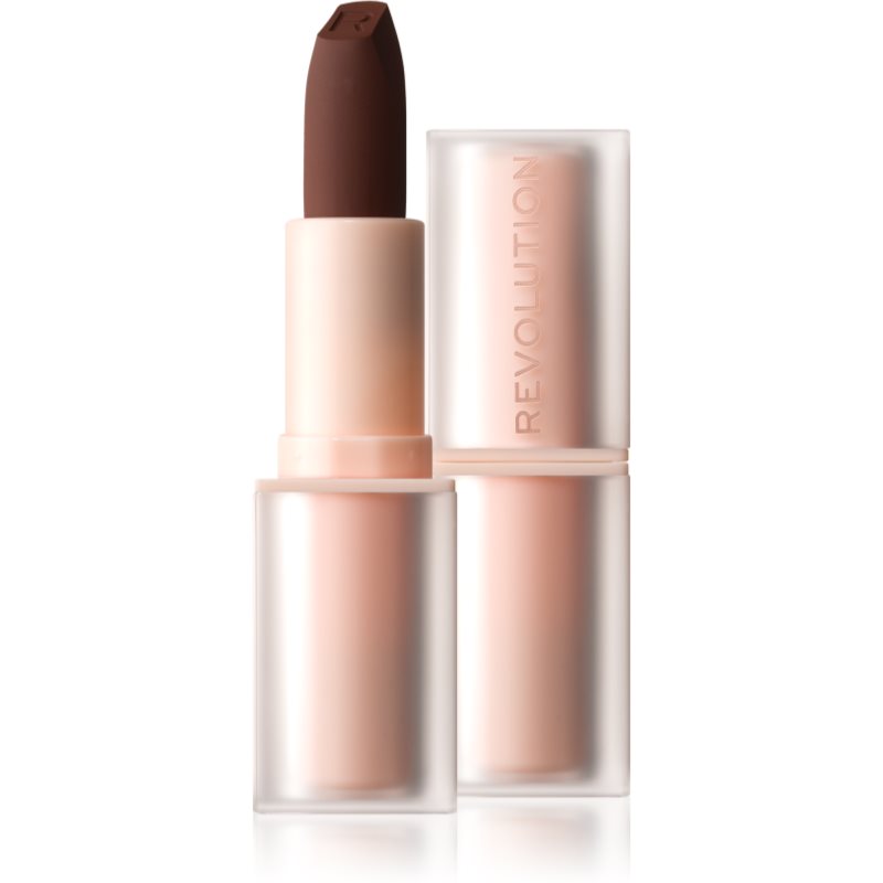 E-shop Makeup Revolution Lip Allure Soft Satin Lipstick krémová rtěnka se saténovým finišem odstín Stiletto Brown 3,2 g