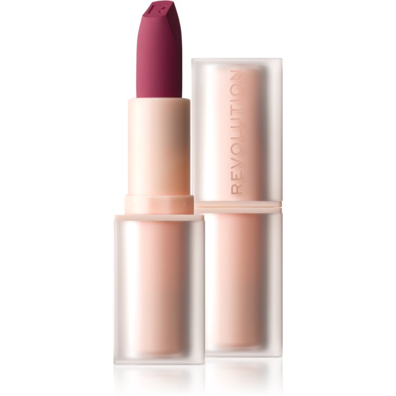 Makeup Revolution Lip Allure Soft Satin Lipstick кремова помада з атласним фінішем відтінок Berry Boss 3,2 гр