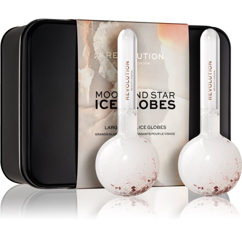 Makeup Revolution Ice Globes Moon & Star masážna pomôcka na tvár 2 ks