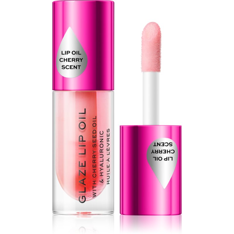 Makeup Revolution Glaze olej na pery odtieň Glam Pink 4,6 ml