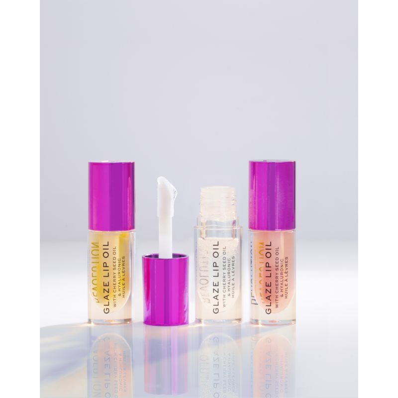 Makeup Revolution Glaze олійка для губ відтінок Glam Pink 4,6 мл