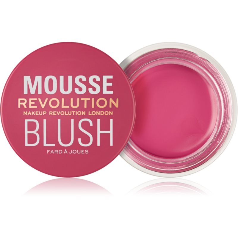 Makeup Revolution London Mousse Blush 6 g lícenka pre ženy Blossom Rose Pink