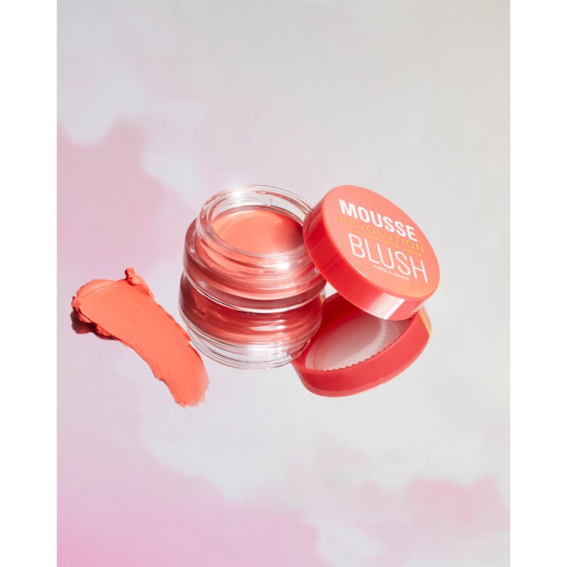 Makeup Revolution Mousse рум'яна відтінок Grapefruit Coral 6 гр