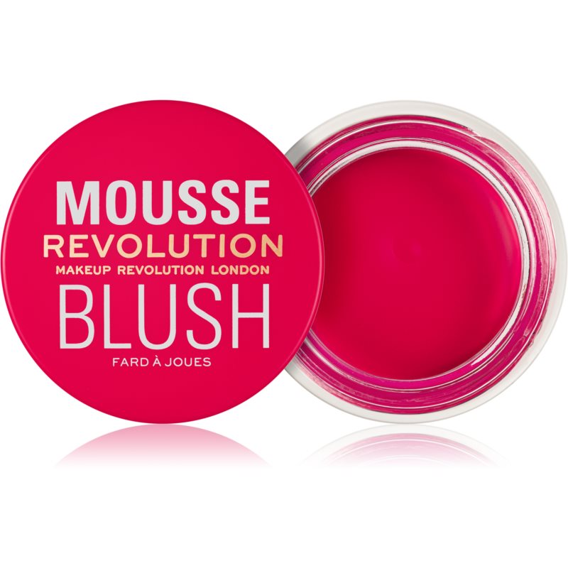 Makeup Revolution Mousse rdečilo odtenek Juicy Fuchsia Pink 6 g