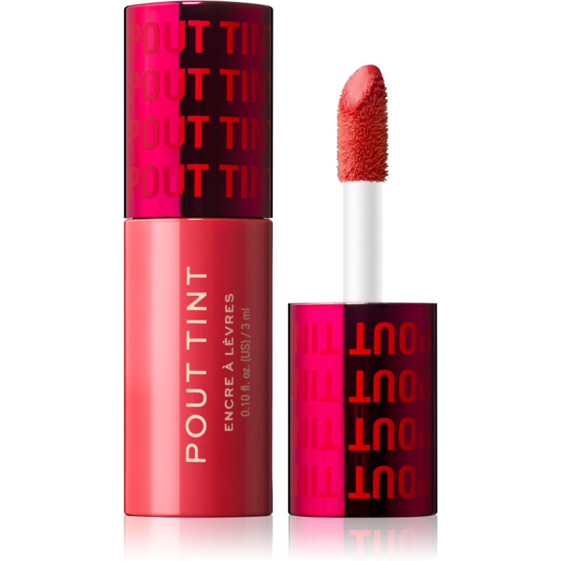 Makeup Revolution Pout Tint sijaj za ustnice z vlažilnim učinkom odtenek Sweetie Coral 3 ml