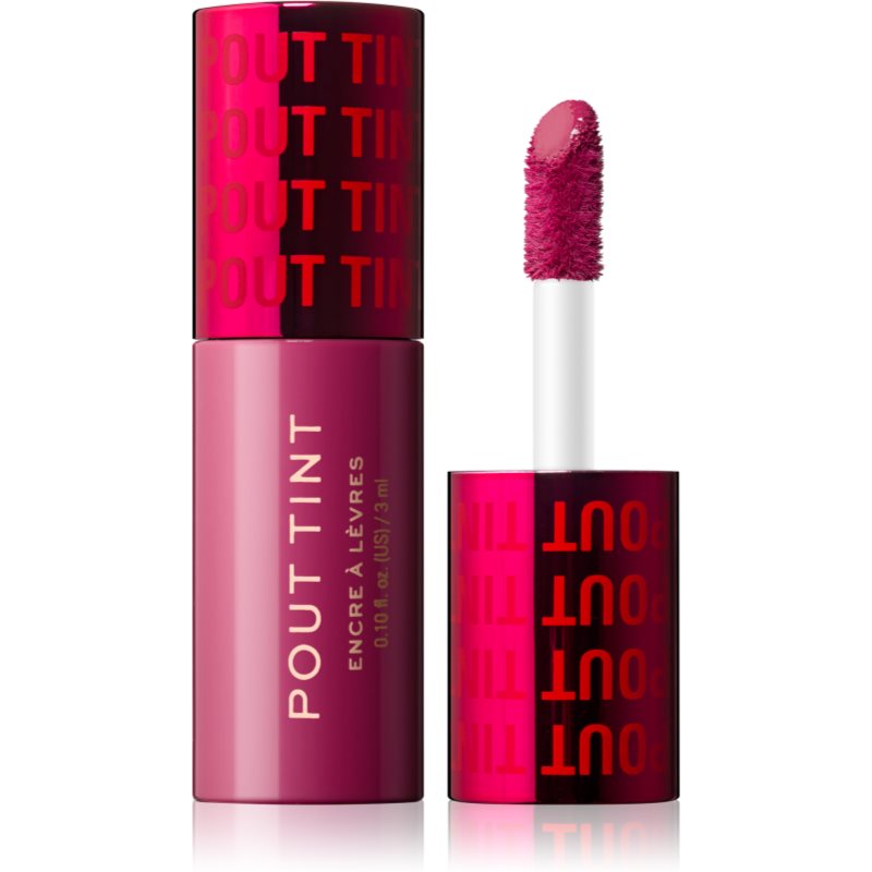 Makeup Revolution Pout Tint sijaj za ustnice z vlažilnim učinkom odtenek Mad about Mauve 3 ml