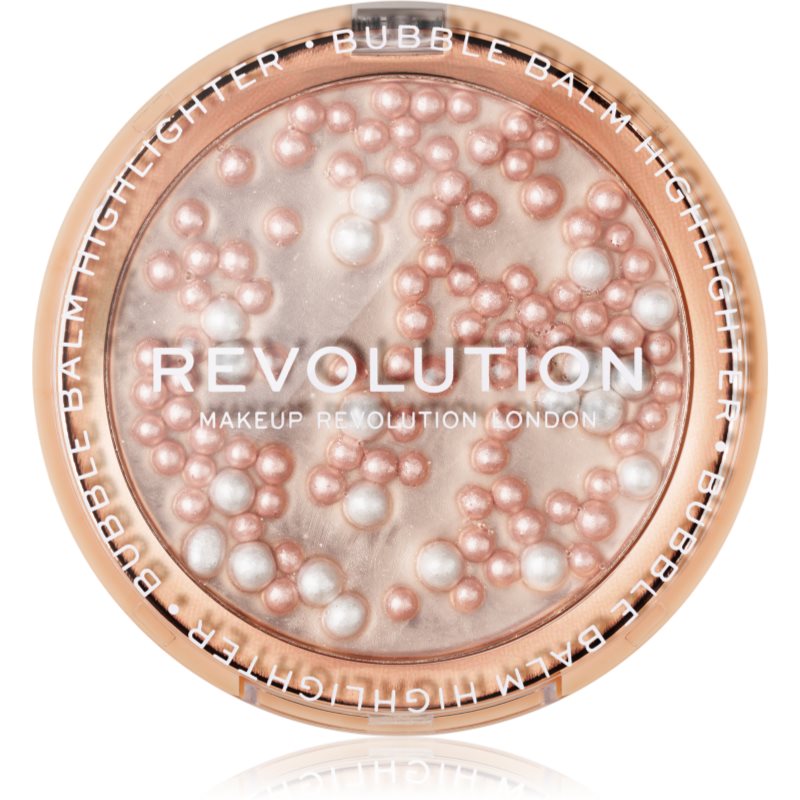 Makeup Revolution Bubble Balm gélový rozjasňovač odtieň Icy Rose 4,5 g