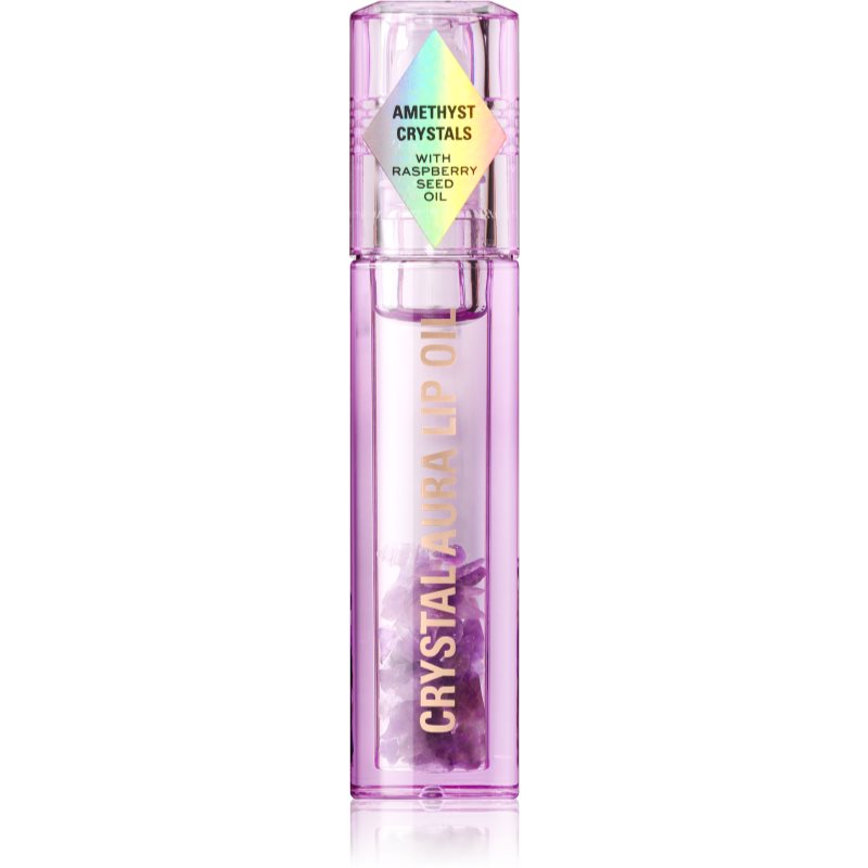 Makeup Revolution Crystal Aura олійка для губ для живлення та зволоження відтінок Amethyst Lavender 2,5 мл