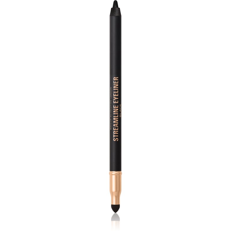Makeup Revolution Streamline kremast svinčnik za oči odtenek Black 1,3 g