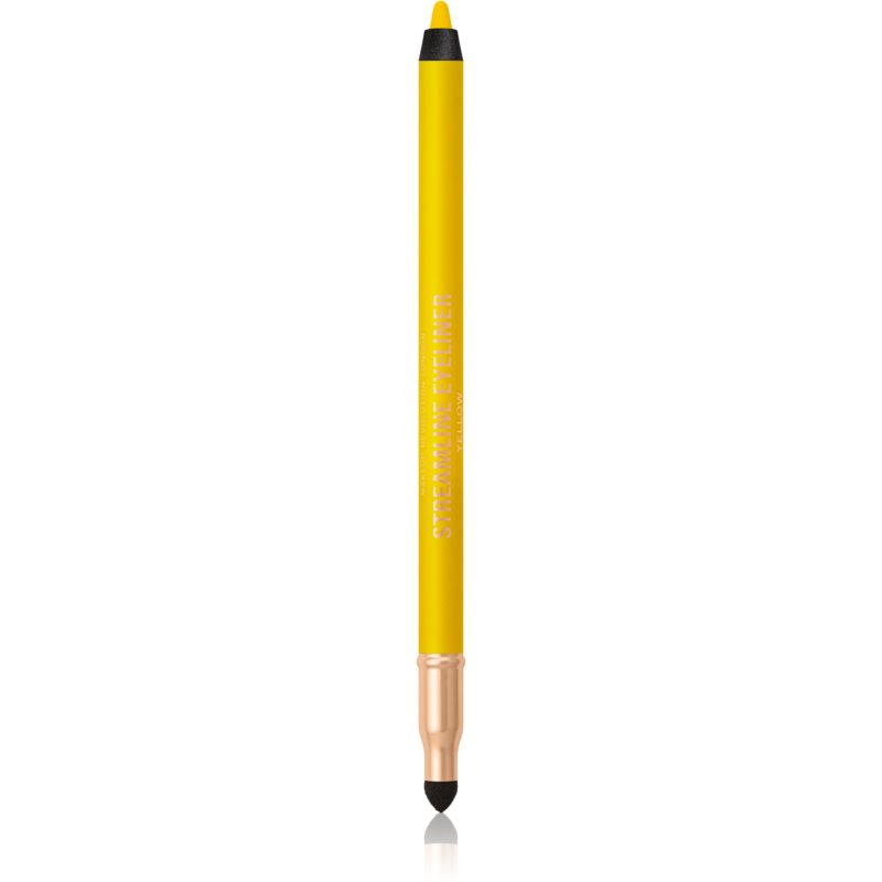 Makeup Revolution Streamline kremast svinčnik za oči odtenek Yellow 1,3 g