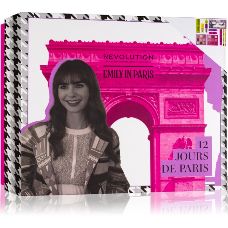 Makeup Revolution X Emily In Paris Advent Calendar 12 Days In Paris