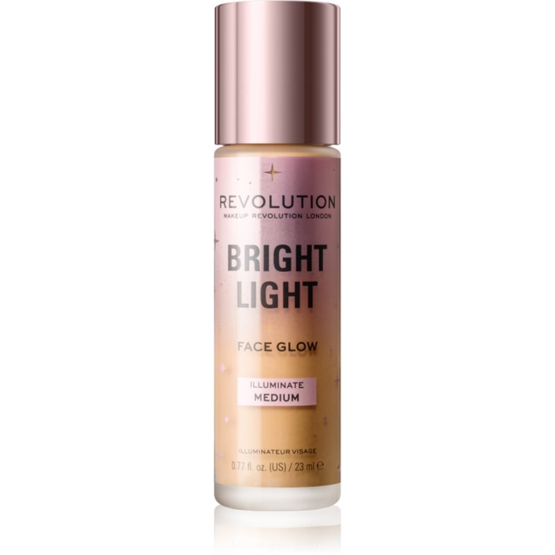 Makeup Revolution Bright Light radiance tinted fluid shade Illuminate Medium 23 ml
