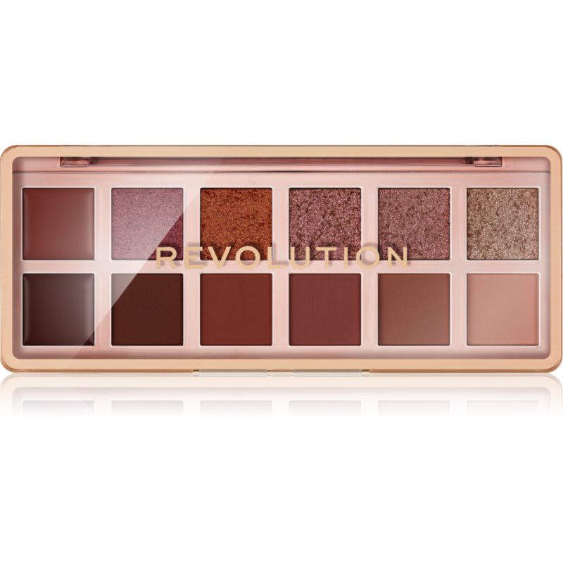 Makeup Revolution The Icon Palette Palett för ögonskugga Skugga True Bronze 12x0.7 g female