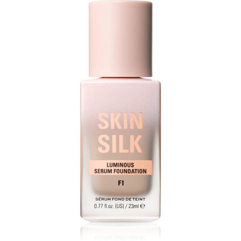 Makeup Revolution Skin Silk Serum Foundation Leichtes Make-up mit aufhellender Wirkung Farbton F1 23 ml