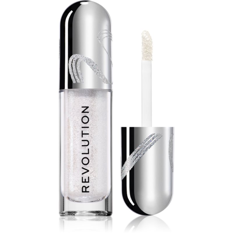 Makeup Revolution Metallic Muse Glitter Muse liquid glitter eyeshadow shade Silver 3.5 ml