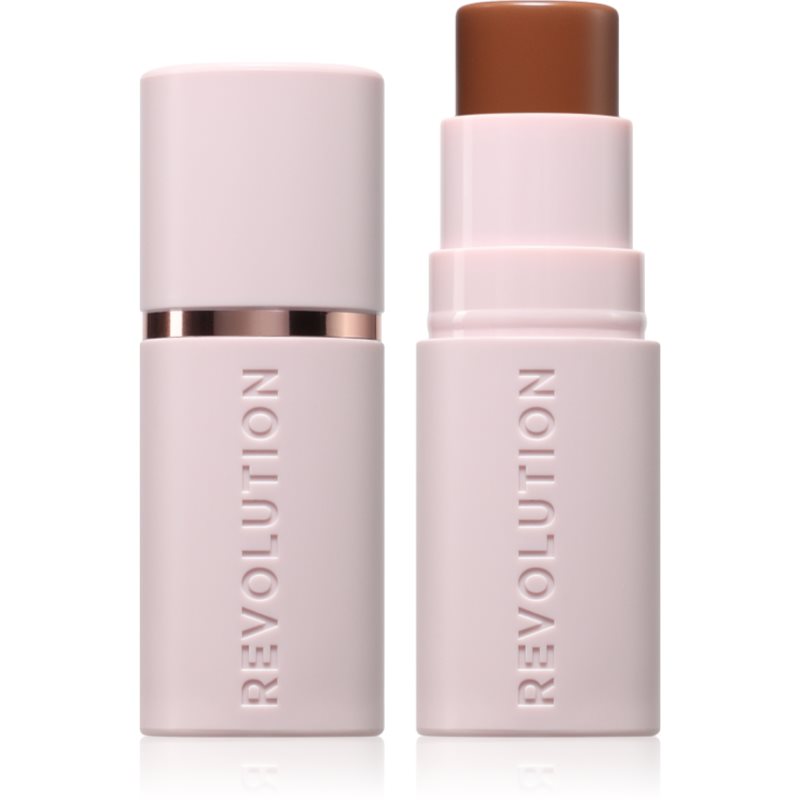 Makeup Revolution Skin Silk Bronzer Stick krémový bronzer v tyčince odstín Tan Caramel 4.5 g