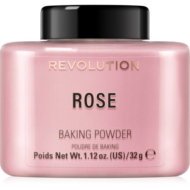 Makeup Revolution Baking Powder poudre libre teinte Rose 32 g female