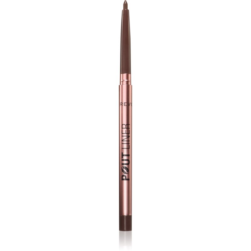 Revolution Pout Liner tužka na rty pro zvětšení objemu odstín Espresso Cool Brown 0.2 g