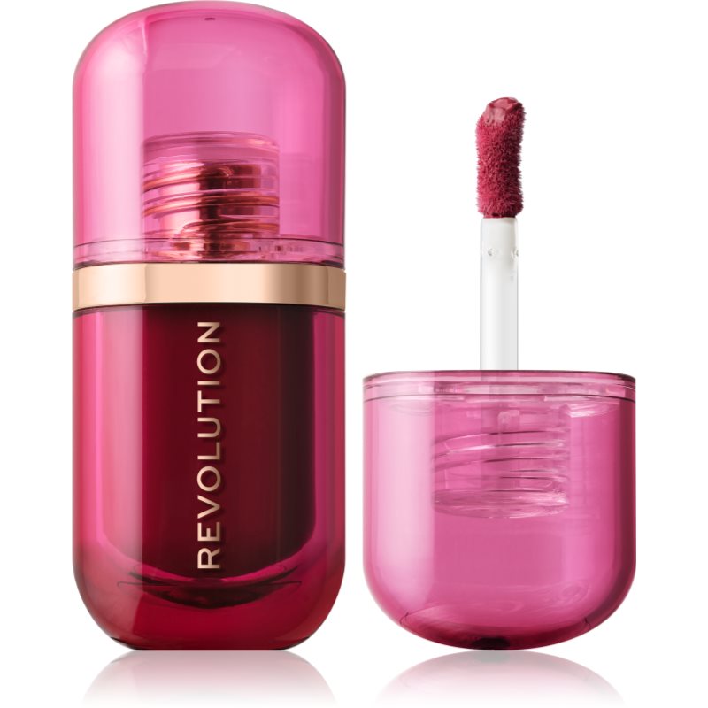 Makeup Revolution Superdewy Blush Burst tekutá tvářenka odstín Very Cherry Berry 4.2 ml