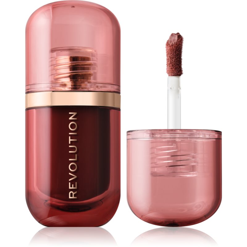 Makeup Revolution Superdewy Blush Burst tekutá tvářenka odstín Caramel Cooler Bronze 4.2 ml