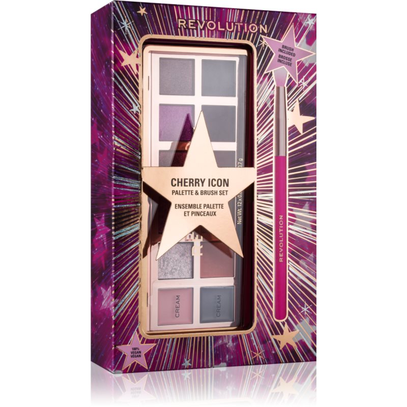 Makeup Revolution Xmas 2025 Cherry Icon vánoční dárková sada na oči