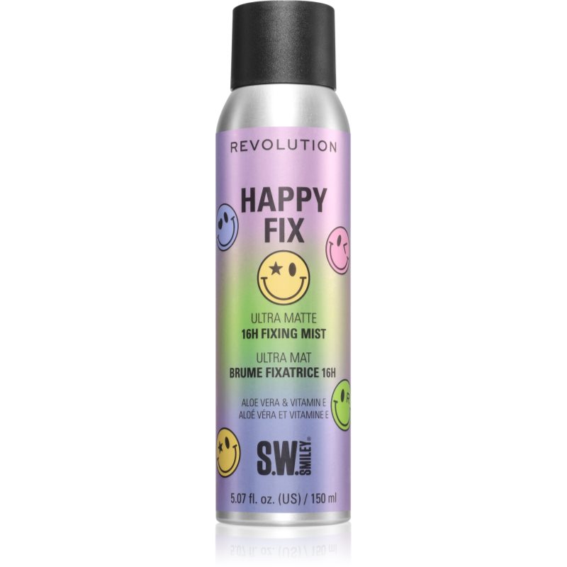 Revolution Happy Fix Ultra Matte 16h Fixing Mist makeup setting spray 150 ml