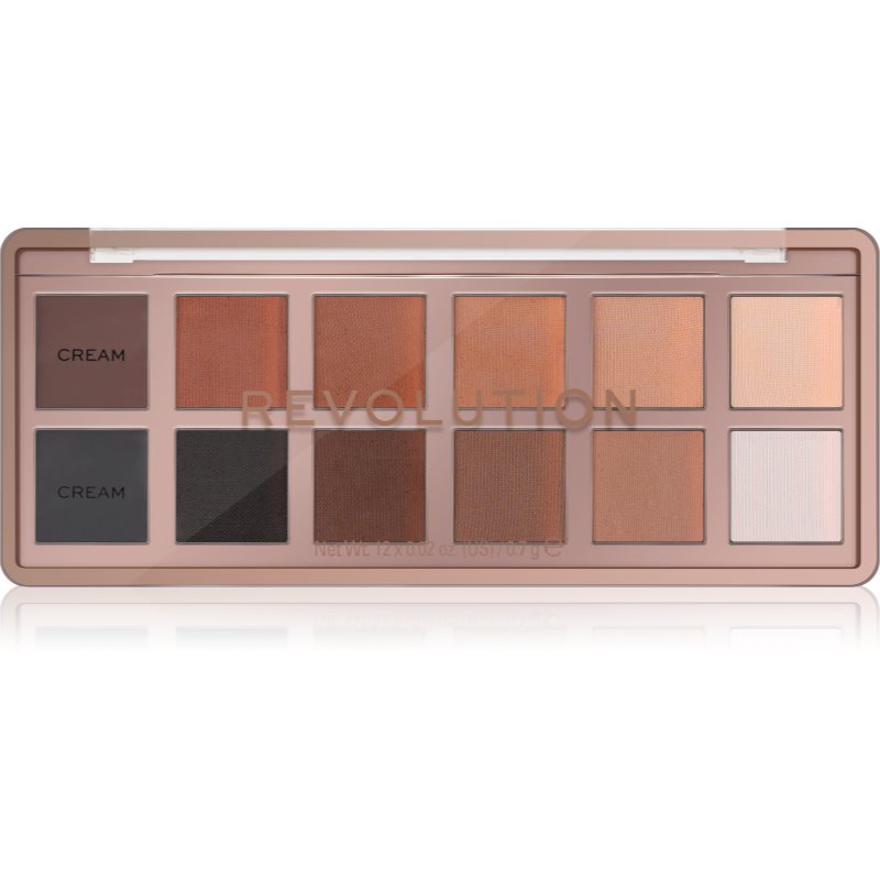 Revolution The Master Icon Matte Nudes Palette палитра сенки за очи 1 бр.