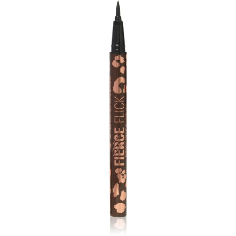 Revolution Fierce Flick Precízna vodeodolná linka odtieň Mocha Brown 0.6 ml