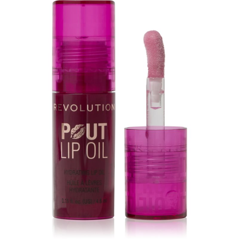 Revolution Pout Lip Lippenöl mit feuchtigkeitsspendender Wirkung Farbton Bitten Cherry 4.6 ml