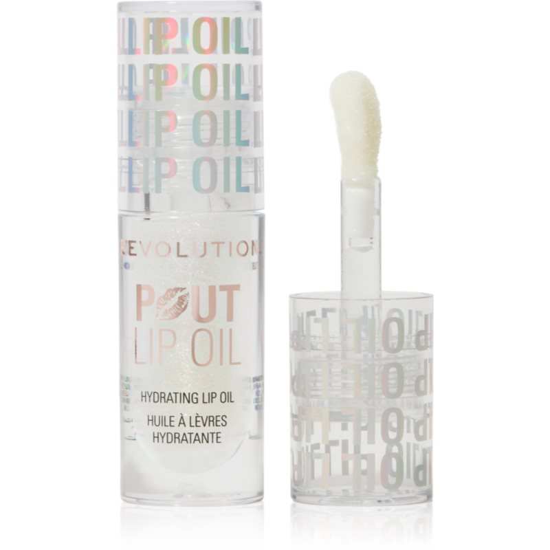 Revolution Pout Lip Oil olio labbra con glitter 4.6 ml